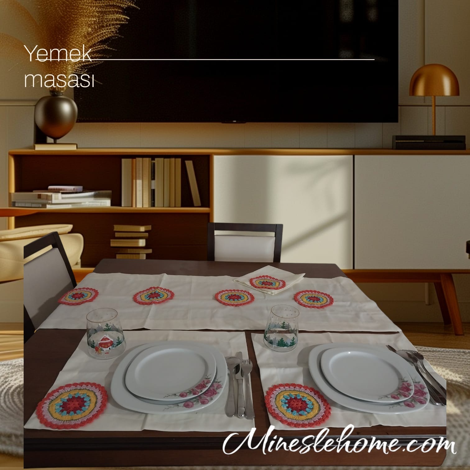 Minesle Home - Amerikan Servisi ve Runner Seti